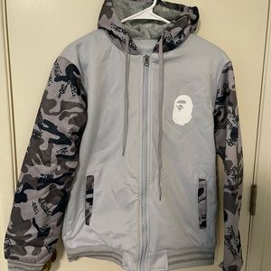 BAPE full zip hoodie